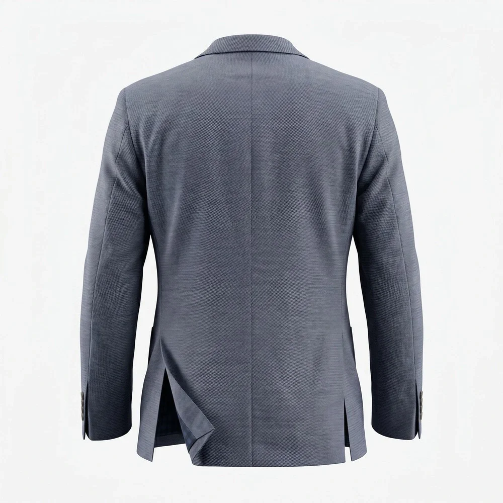 Jos. A. Bank Traveler Mens 38S Slim Fit Blue Micro Pattern Blazer Sport Coat